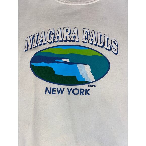 SUN TRIANGLE Niagra Falls Crew Neck Sweatshirt Women Size LARGE/ X-LARGE - Picture 4 of 8